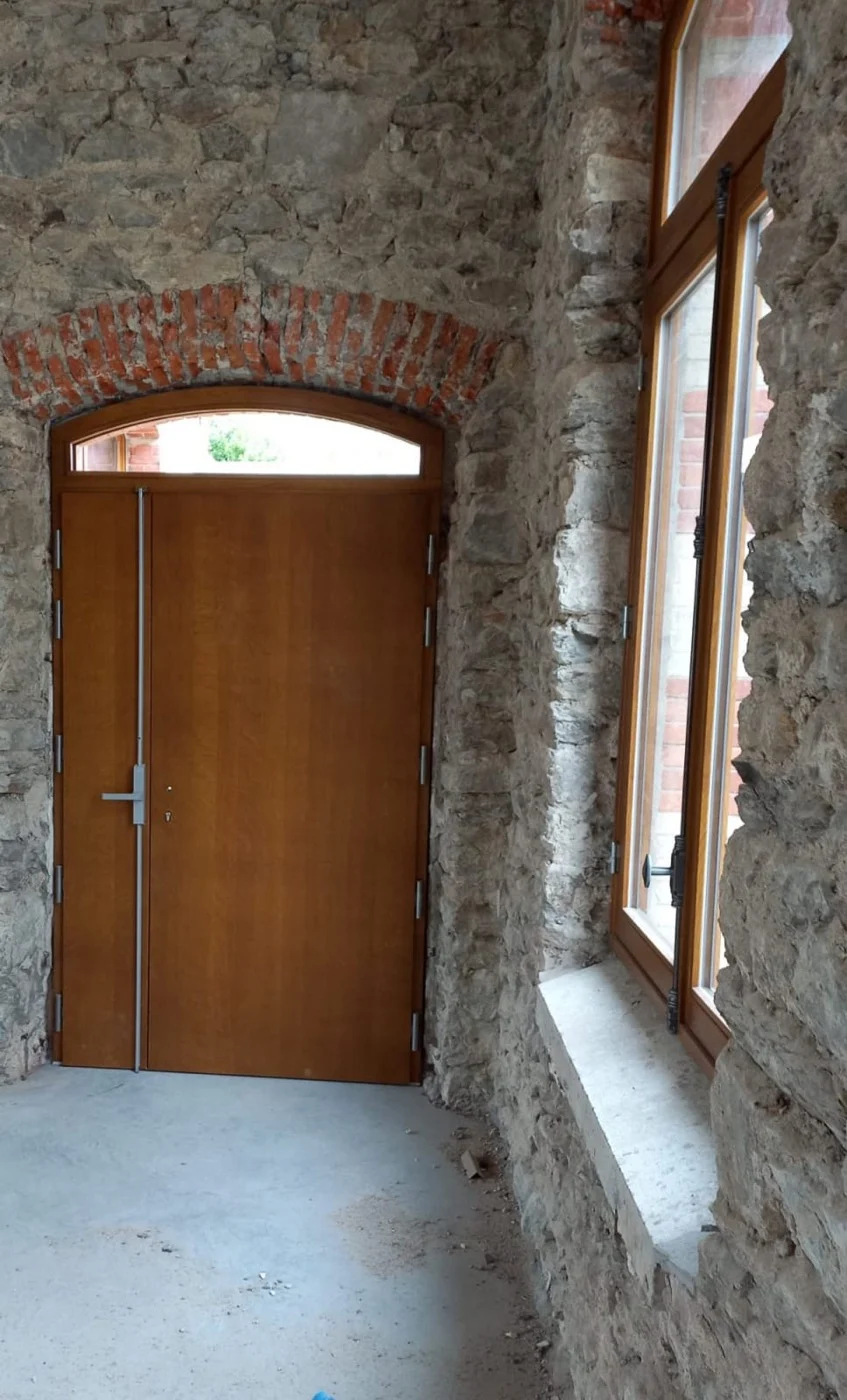 Porte intérieure en bois